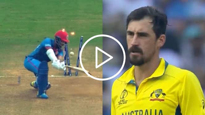[Watch] Mitchell Starc Gives 'Death Stare' To Shahidi After Castling Him With A Lethal Yorker